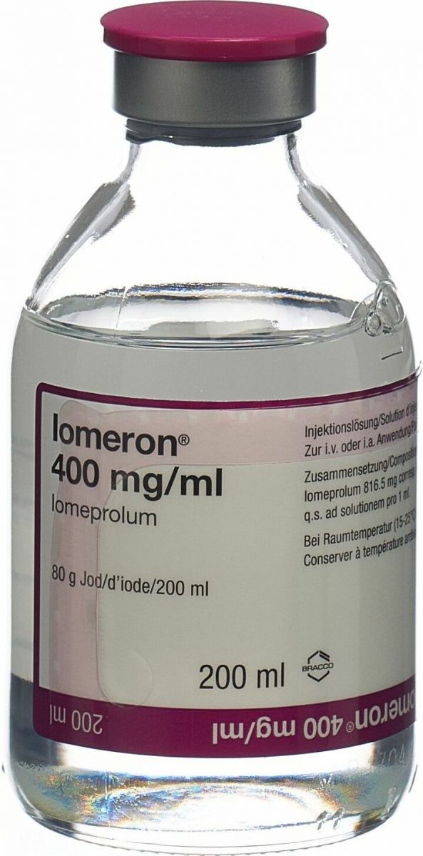 IOMERON sol inj 400 mg/ml 100ml fl