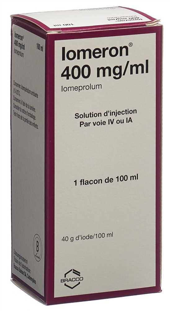 IOMERON sol inj 400 mg/ml 100ml fl