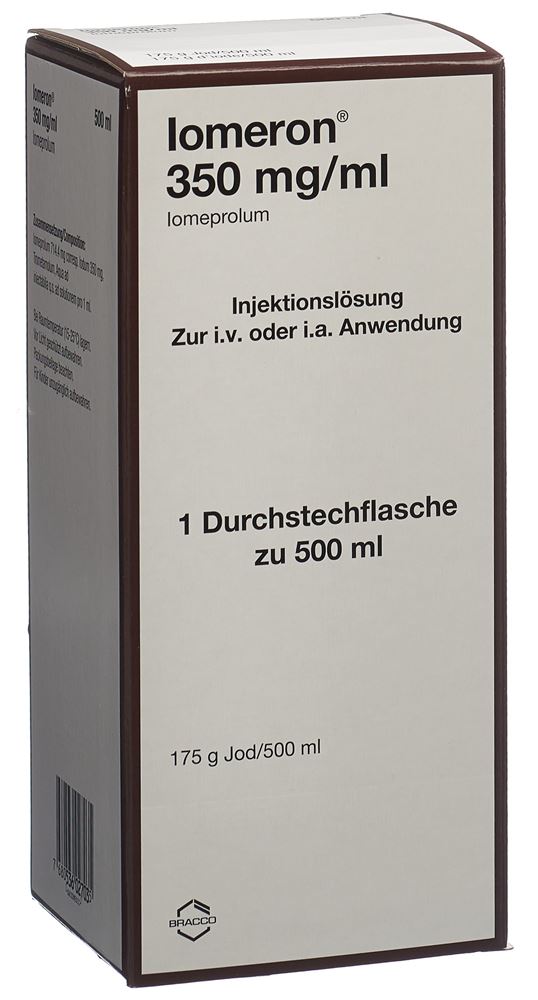 IOMERON sol inj 350 mg/ml 500ml fl