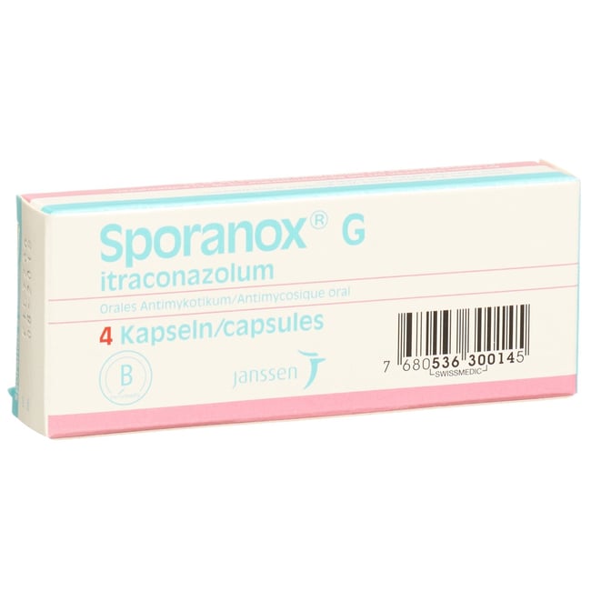 SPORANOX G caps 4 pce