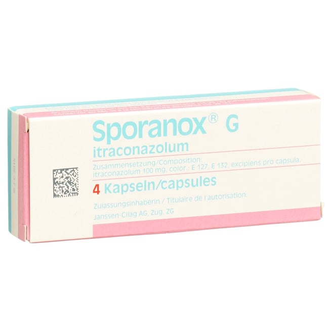 SPORANOX G caps 4 pce