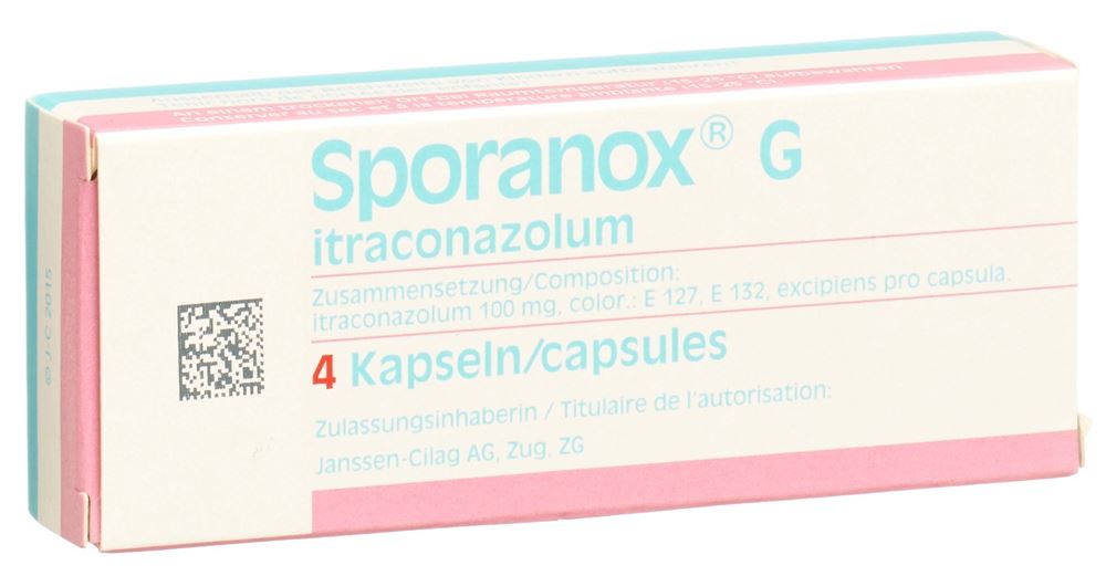 SPORANOX G caps 4 pce