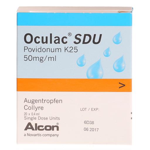 OCULAC SDU gtt opht 20 monodos 0.4 ml