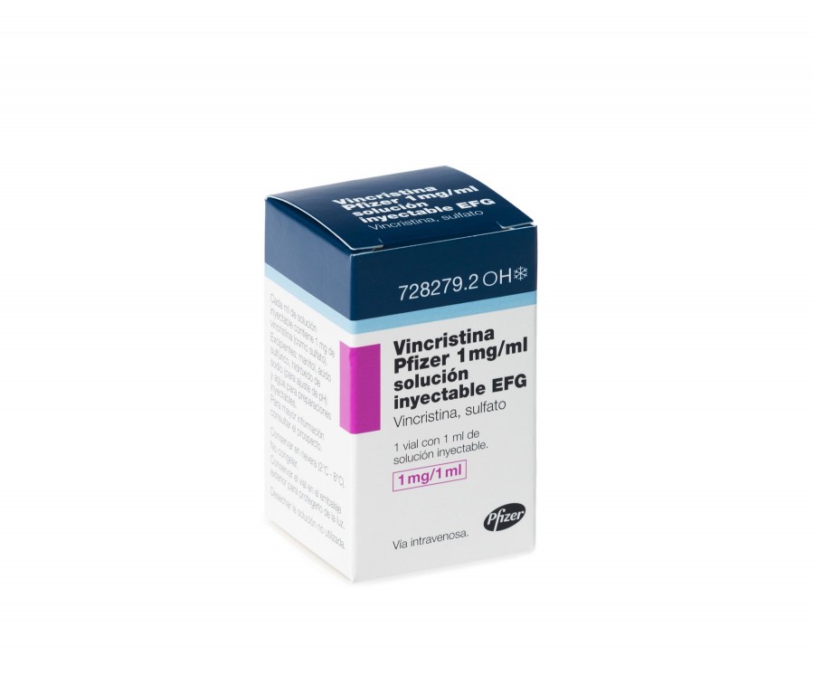 VINCRISTINE Pfizer 1 mg/ml 5 flac 1 ml