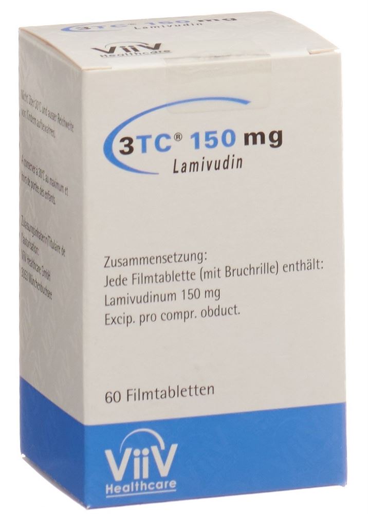 3TC 150 mg, Filmtabletten