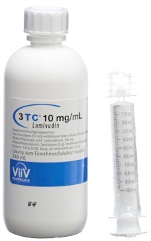 3TC sol buv 10 mg/ml s alcool fl 240 ml