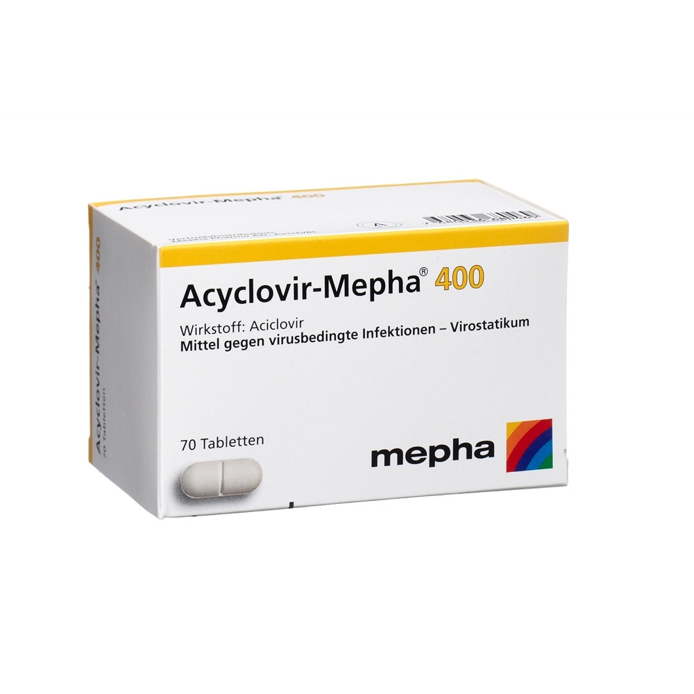 ACYCLOVIR Mepha cpr 400 mg 30 pce