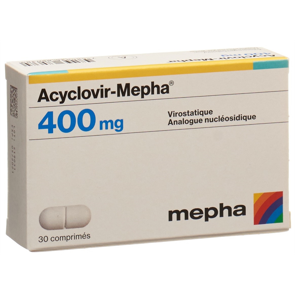 ACYCLOVIR Mepha cpr 400 mg 30 pce