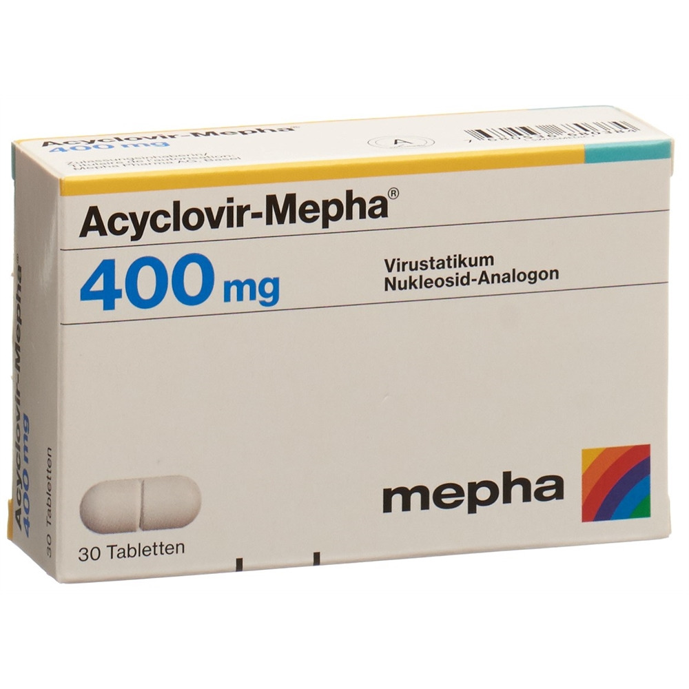 ACYCLOVIR Mepha cpr 400 mg 70 pce