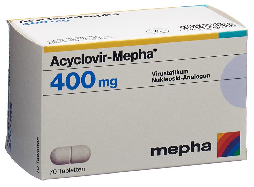Acyclovir-Mepha 400, Tabletten