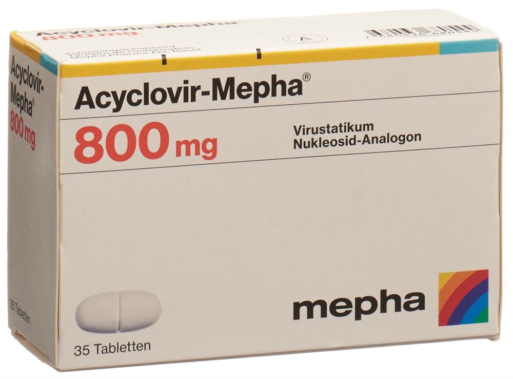 Acyclovir-Mepha 800, Tabletten