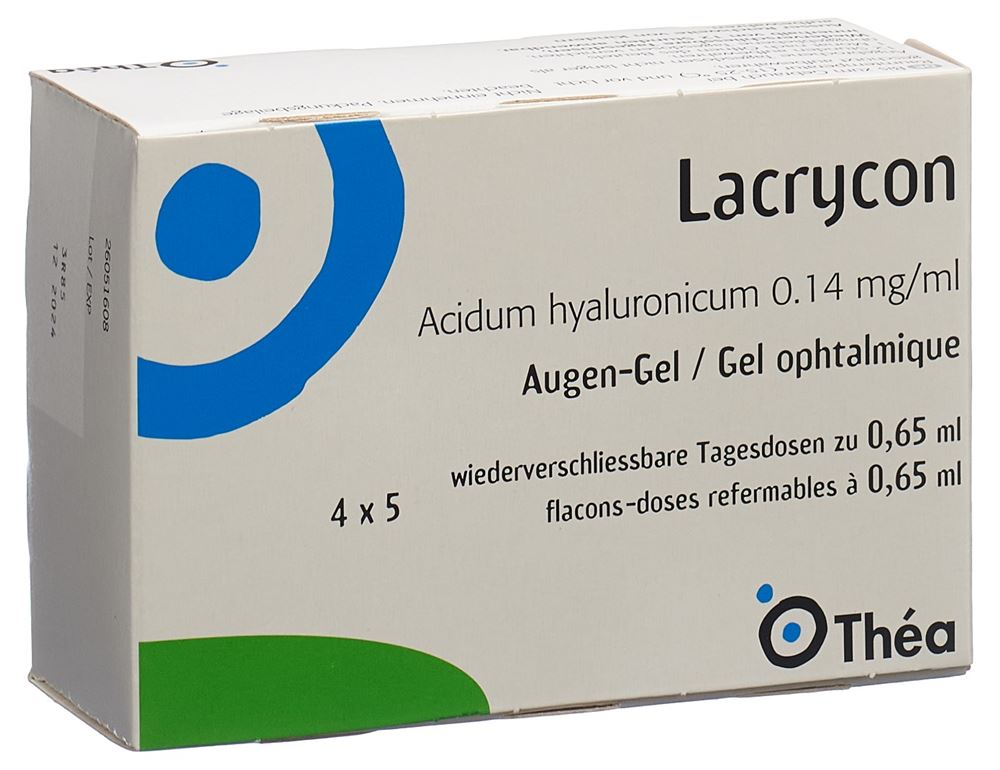 LACRYCON gel opht 20 fl dose 0.65 ml