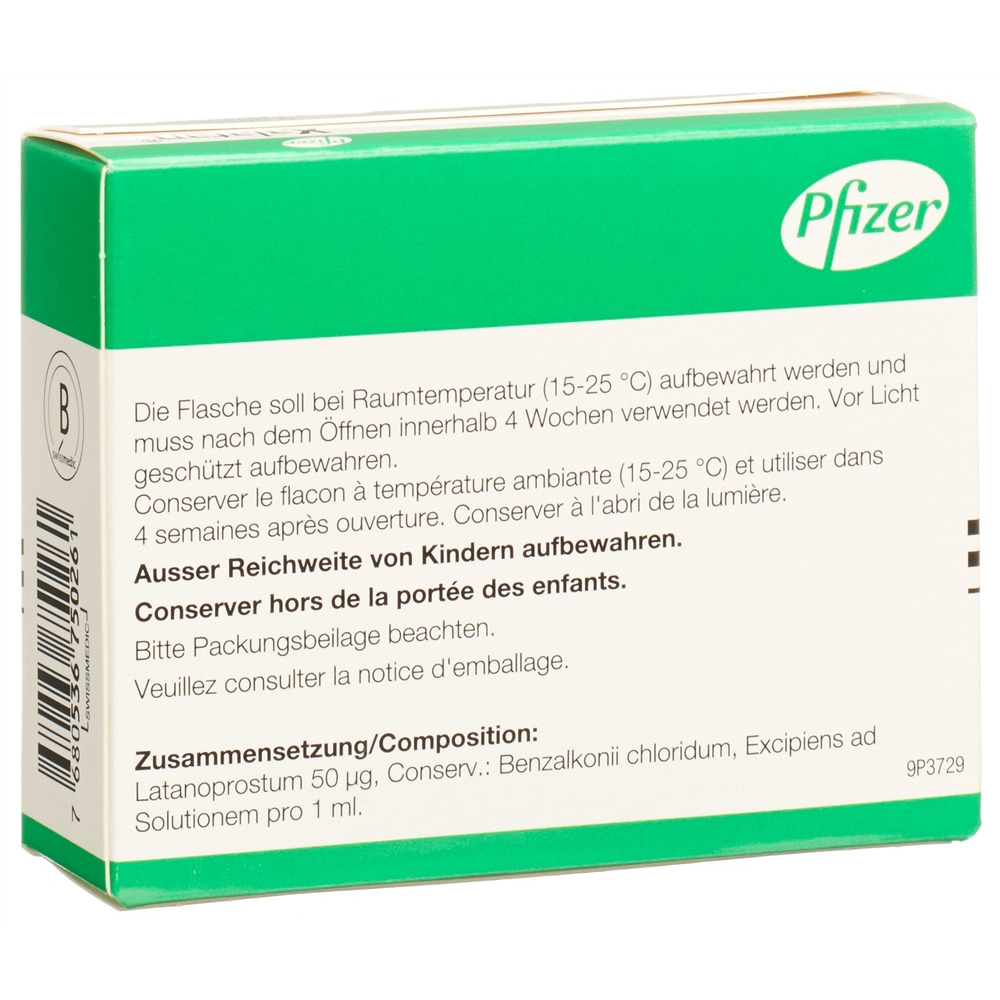 XALATAN gtt opht 3 fl 2.5 ml