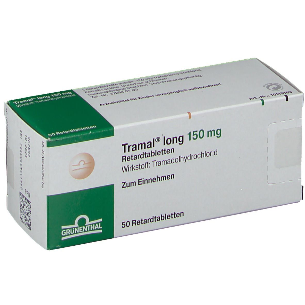 TRAMAL retard cpr ret 150 mg 50 pce