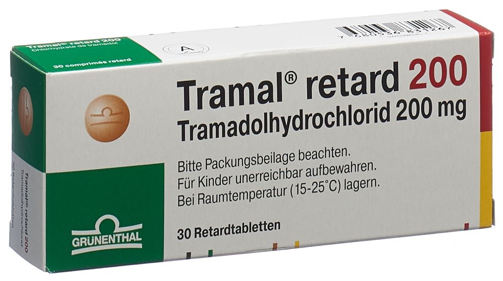 Tramal retard 200, Retardtabletten
