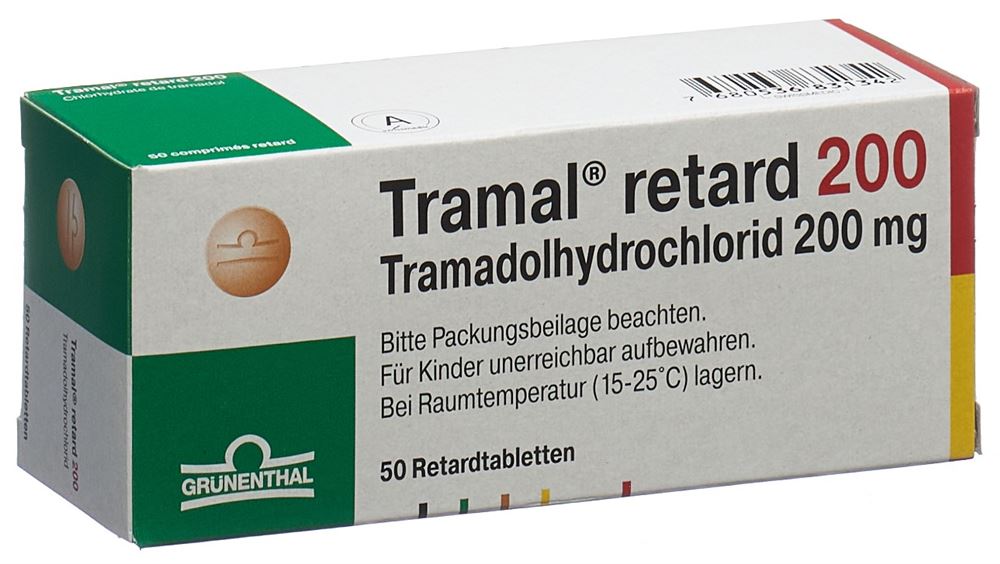 TRAMAL retard cpr ret 200 mg 50 pce