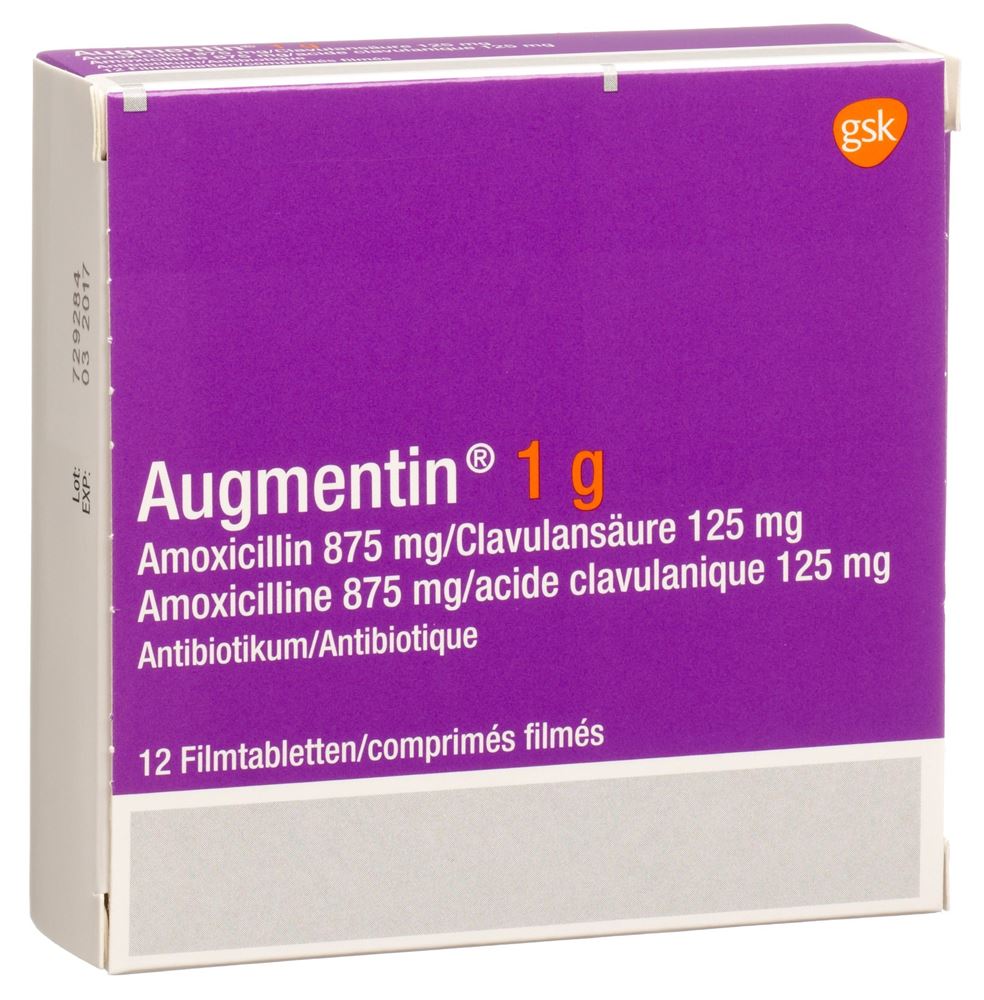 AUGMENTIN cpr pell 1 g adult 12 pce