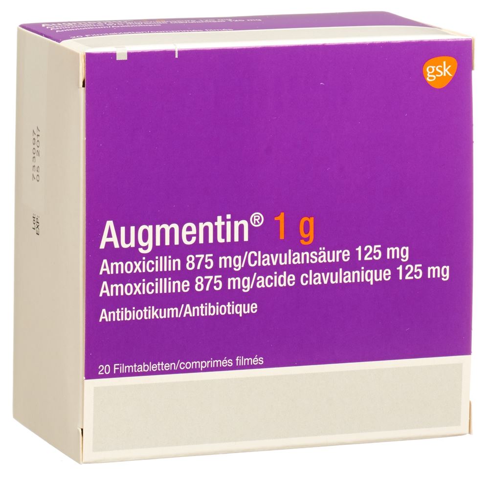AUGMENTIN cpr pell 1 g adult 20 pce