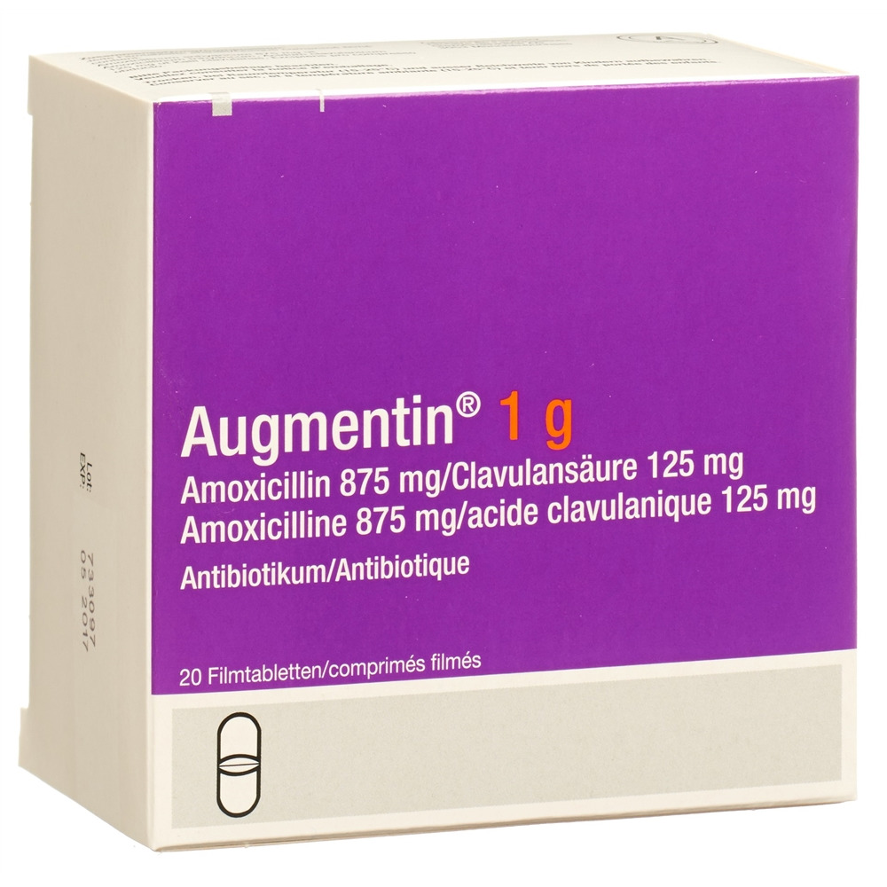 AUGMENTIN cpr pell 1 g adult 20 pce