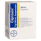 CIPROXINE gran 5 g/100ml c solv p susp fl 100 ml