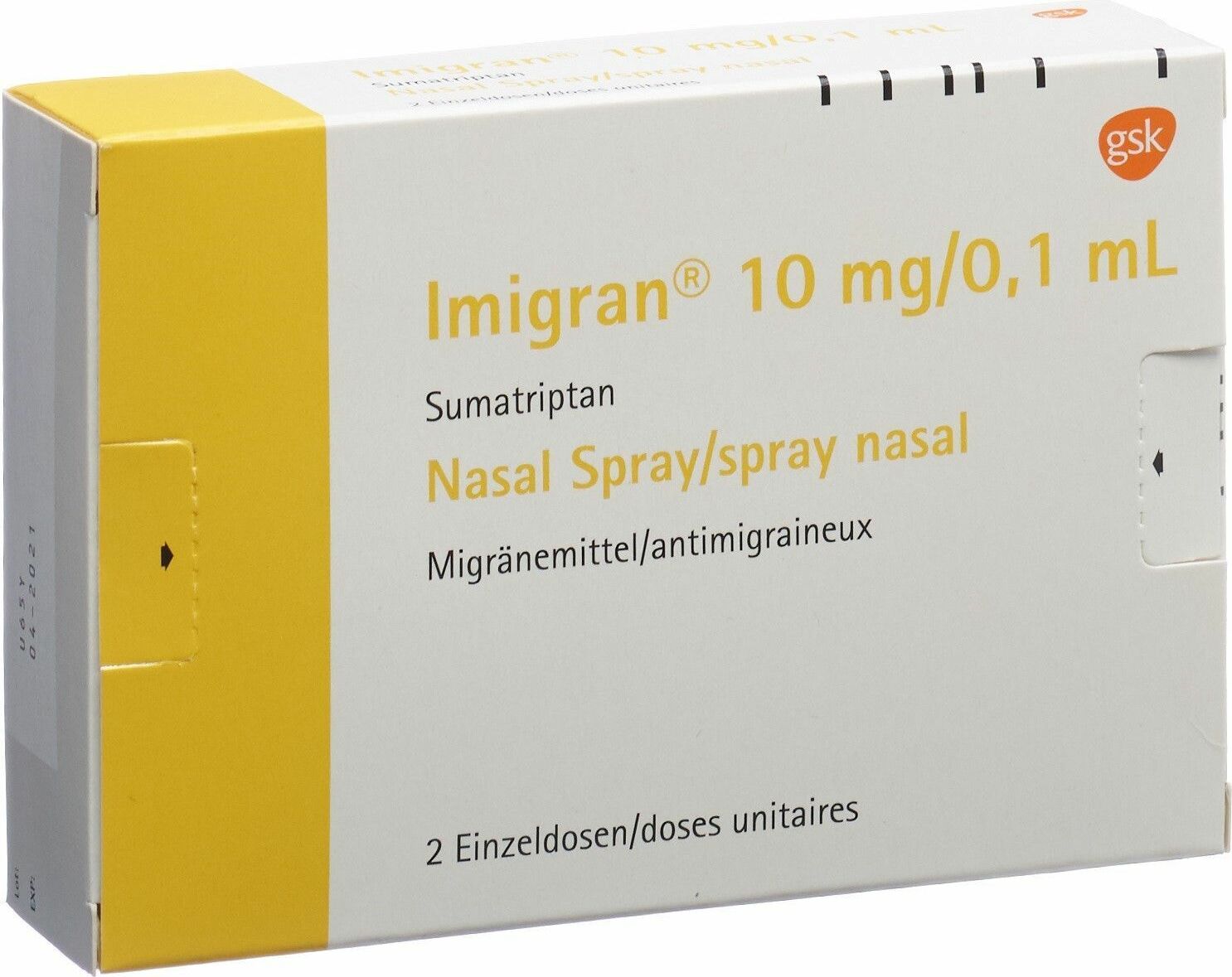 IMIGRAN spray nasal 10 mg 2 x 1 dos
