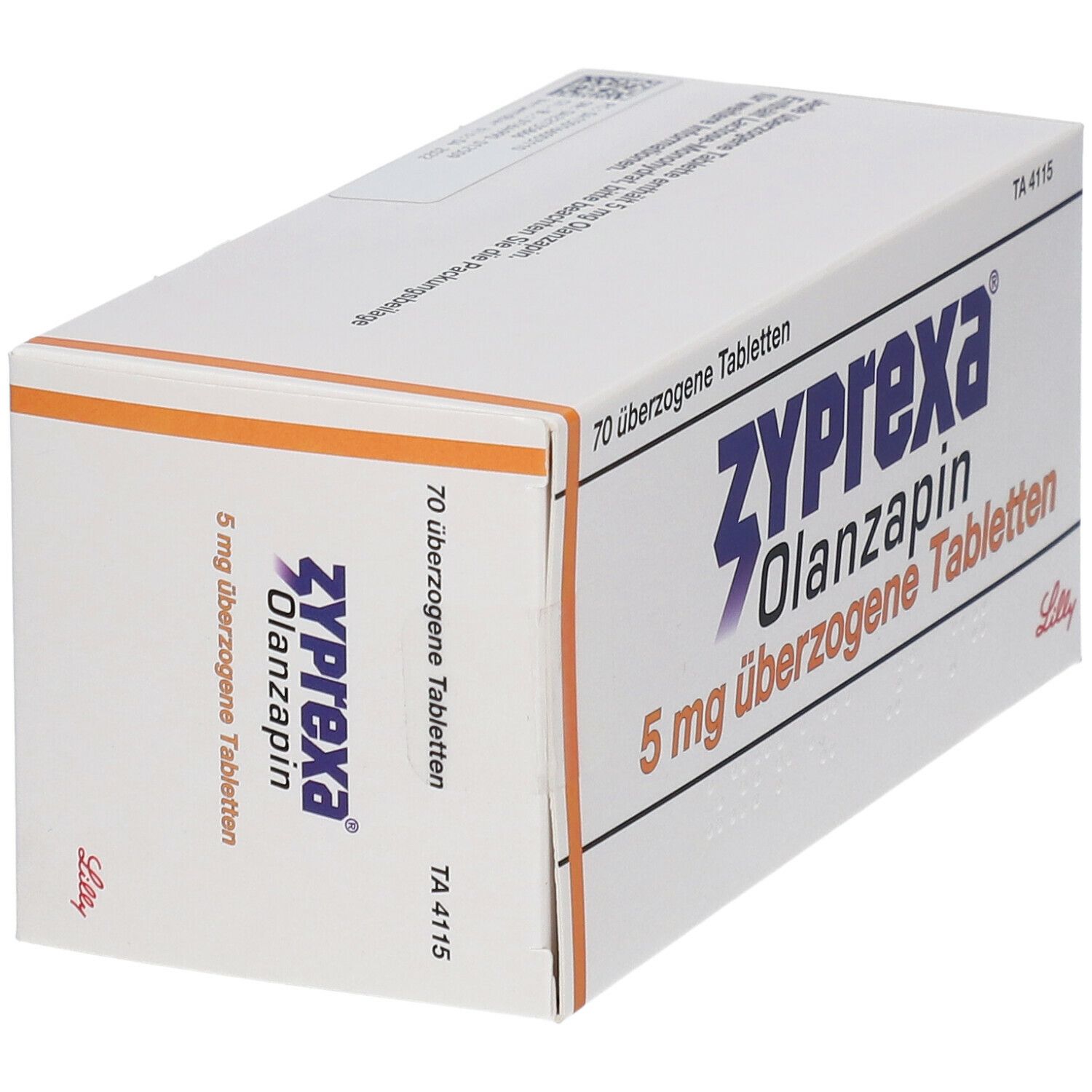 ZYPREXA cpr pell 2.5 mg 28 pce