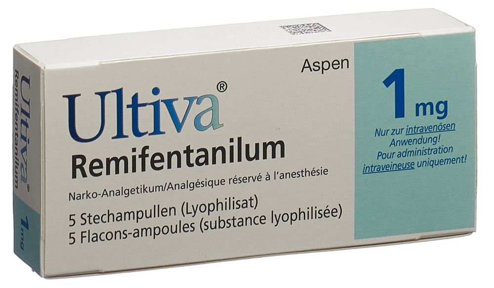 Ultiva 1 mg, Pulver für ein Konzentrat zur Herstellung einer Infusionslösung