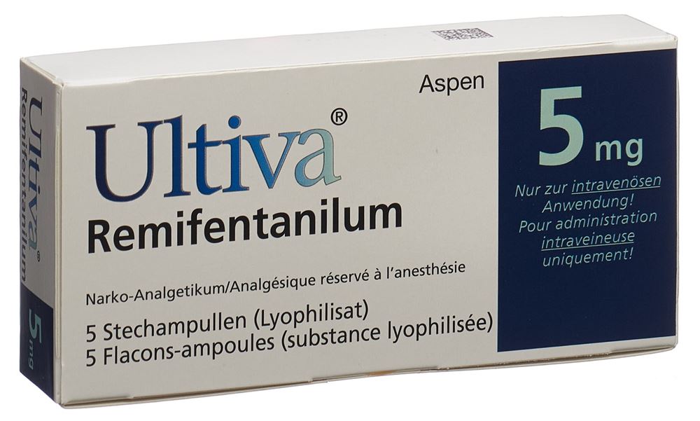 Ultiva 5 mg, Pulver für ein Konzentrat zur Herstellung einer Infusionslösung