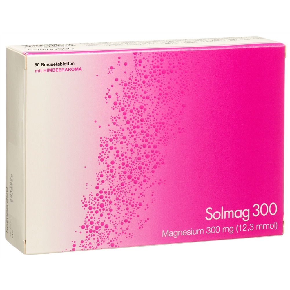 SOLMAG 300 cpr eff arôme framboise bte 60 pce