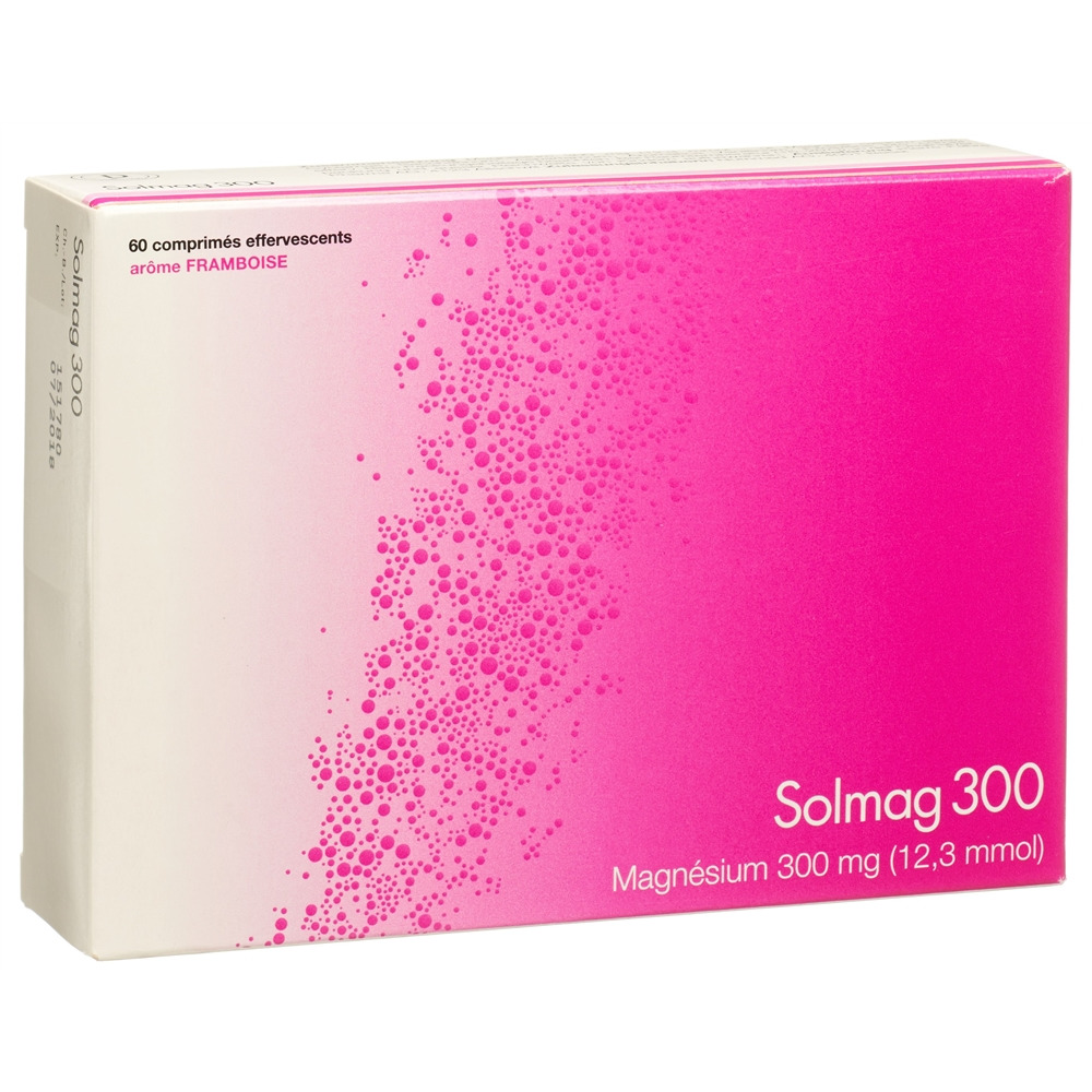 Solmag 300, Brausetabletten mit Himbeeraroma