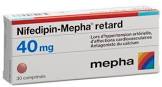 NIFEDIPIN Mepha cpr ret 40 mg retard 100 pce