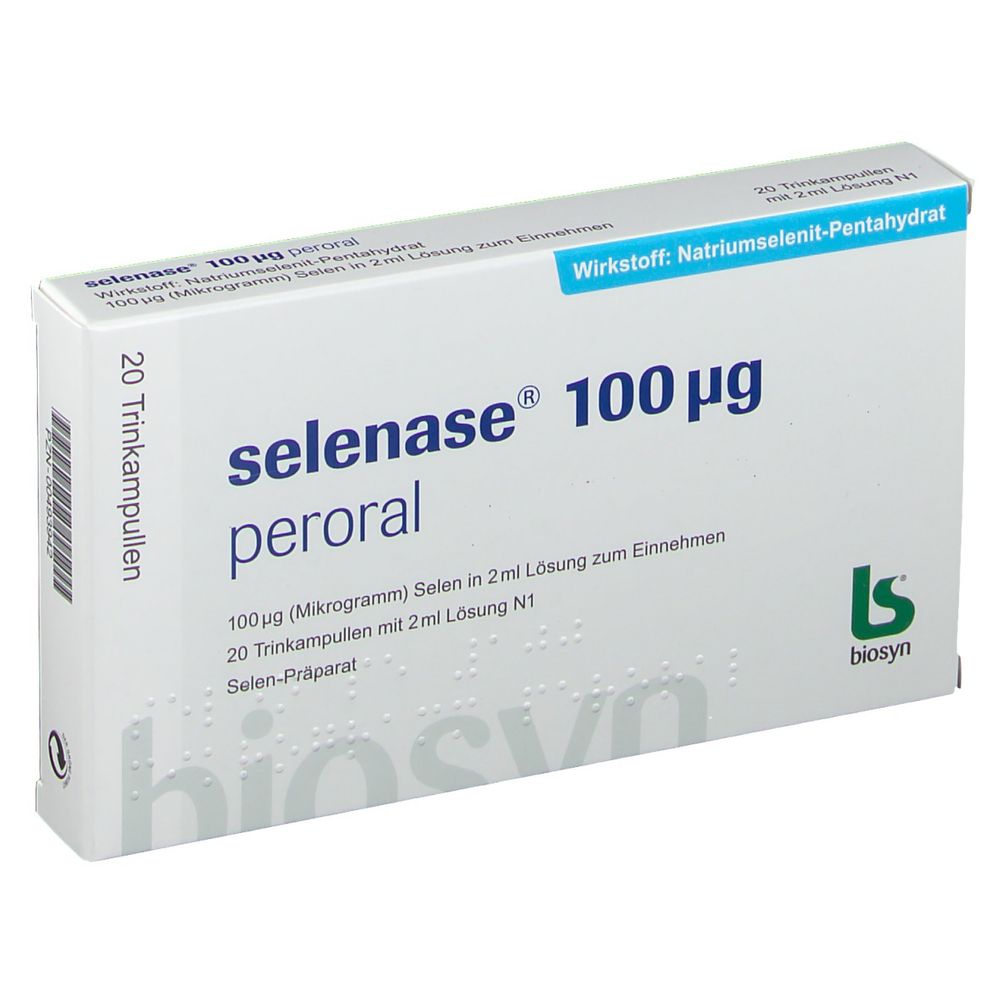 SELENASE peroral sol 100 mcg/2ml 90 amp buv 2 ml