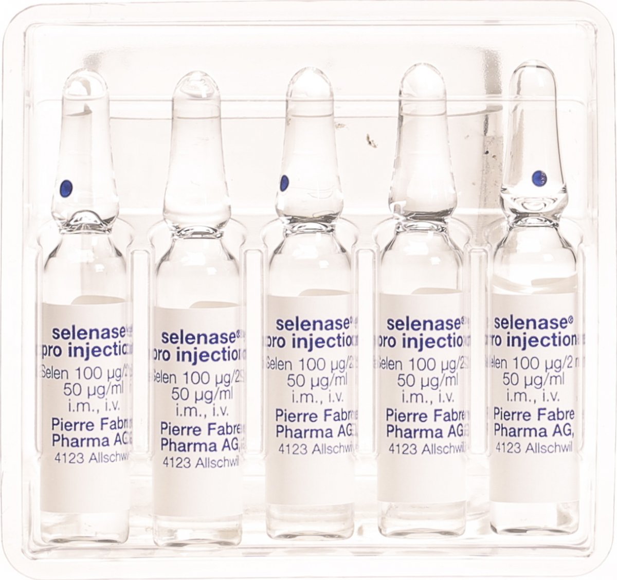 SELENASE pro inject sol inj 100 mcg/2ml amp 10 pce