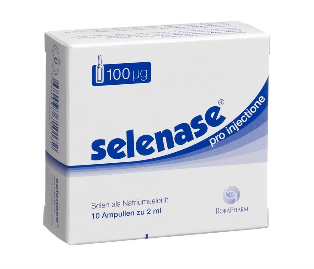 SELENASE pro inject sol inj 100 mcg/2ml amp 10 pce