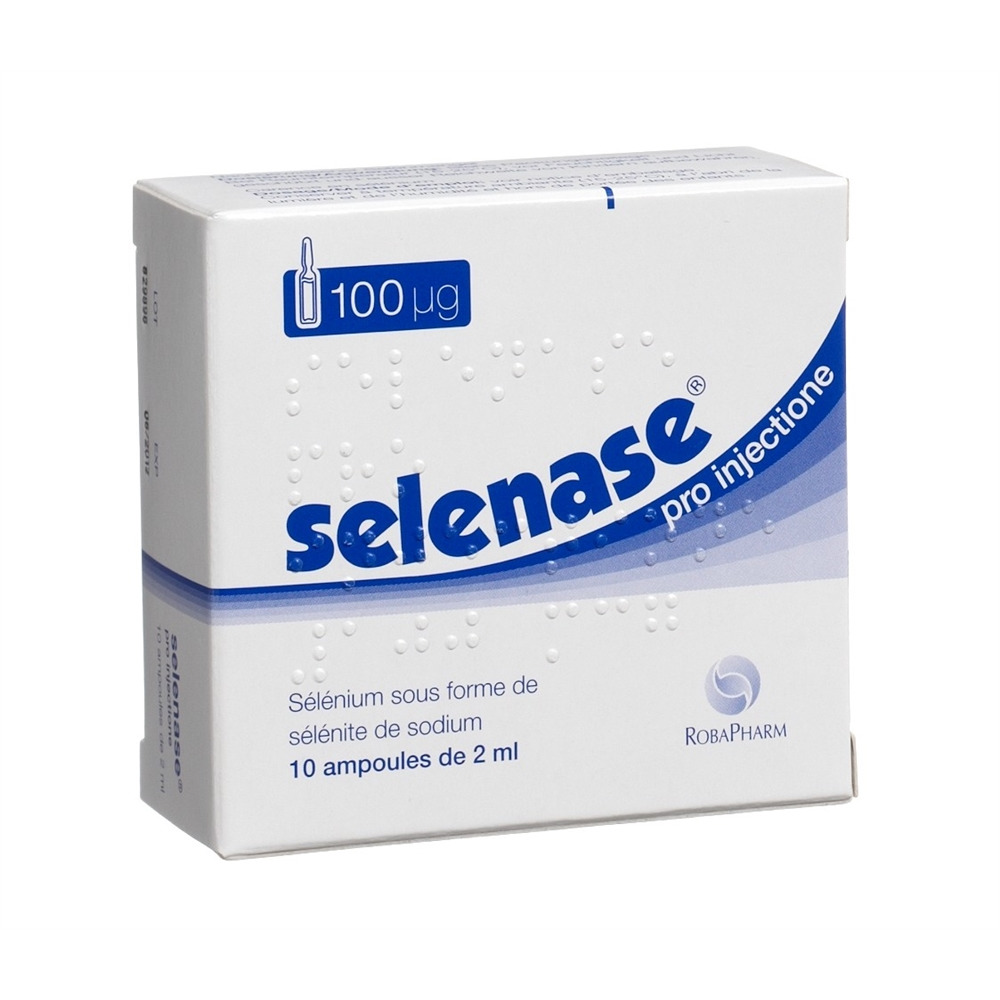 SELENASE pro inject sol inj 100 mcg/2ml amp 10 pce