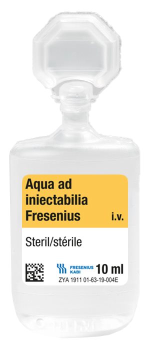 AQUA AD INI Fresenius sol inj 10ml PP amp 20 pce