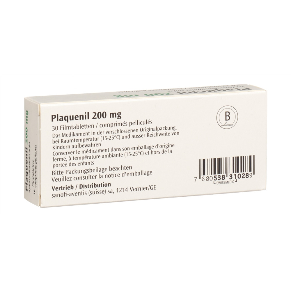 PLAQUENIL cpr pell 200 mg 30 pce