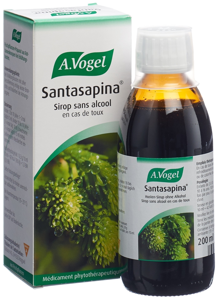 VOGEL Santasapina sirop toux sans alcool fl 200 ml