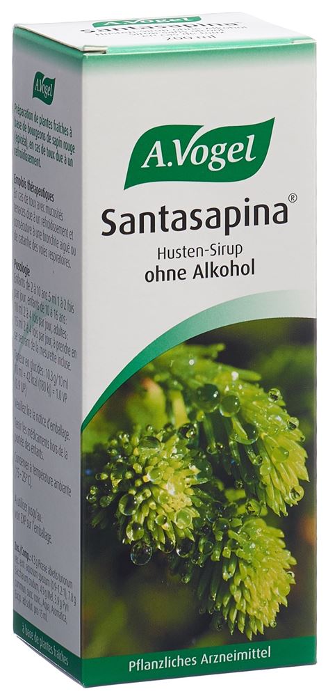 Santasapina Sirop sans alcool e cas d toux, 200 ml