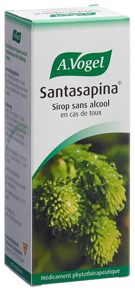 Santasapina Sirop sans alcool e cas d toux, 200 ml