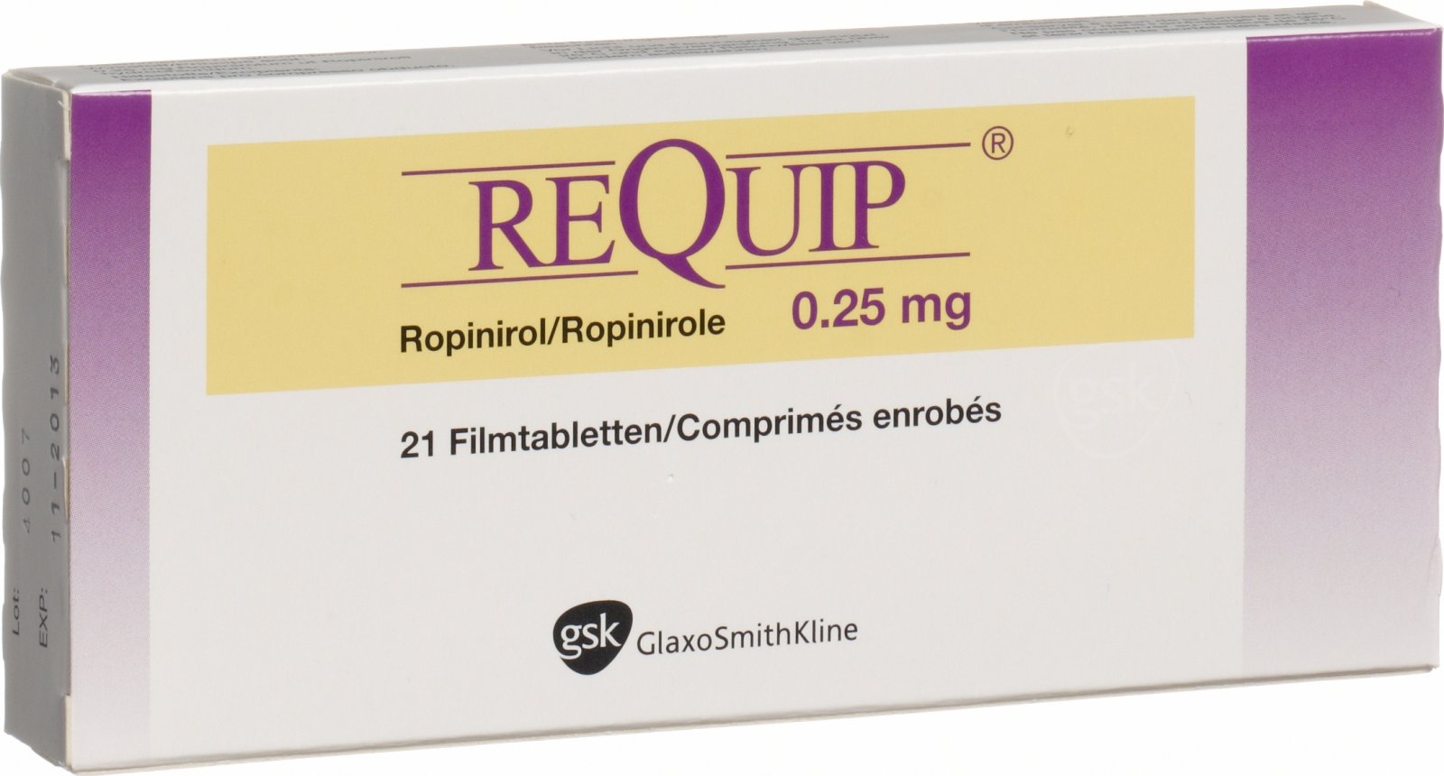 REQUIP cpr pell 0.25 mg 21 pce