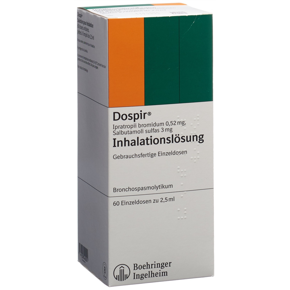 DOSPIR sol inhal 60 monodos 2.5 ml