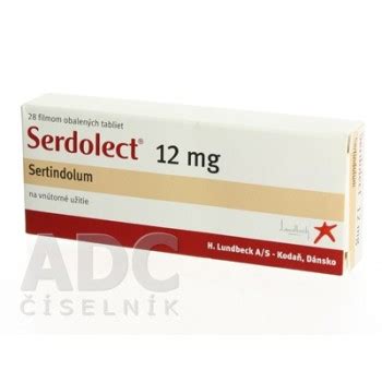 SERDOLECT cpr pell 12 mg 28 pce