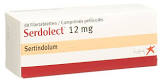 SERDOLECT cpr pell 12 mg 98 pce