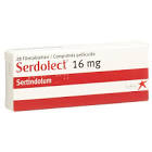 SERDOLECT cpr pell 16 mg 28 pce