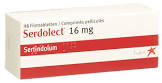 SERDOLECT cpr pell 16 mg 98 pce