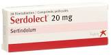 SERDOLECT cpr pell 20 mg 28 pce
