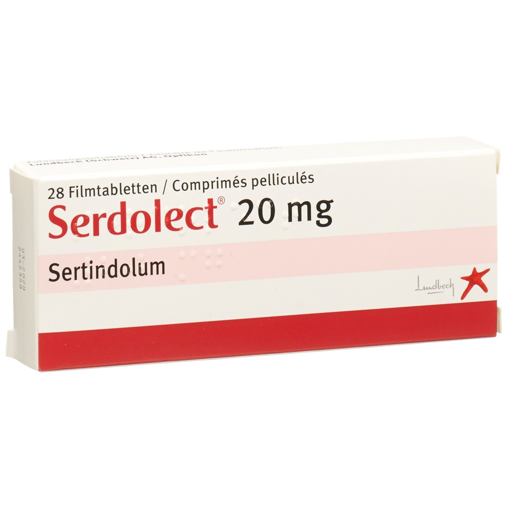 SERDOLECT cpr pell 20 mg 28 pce