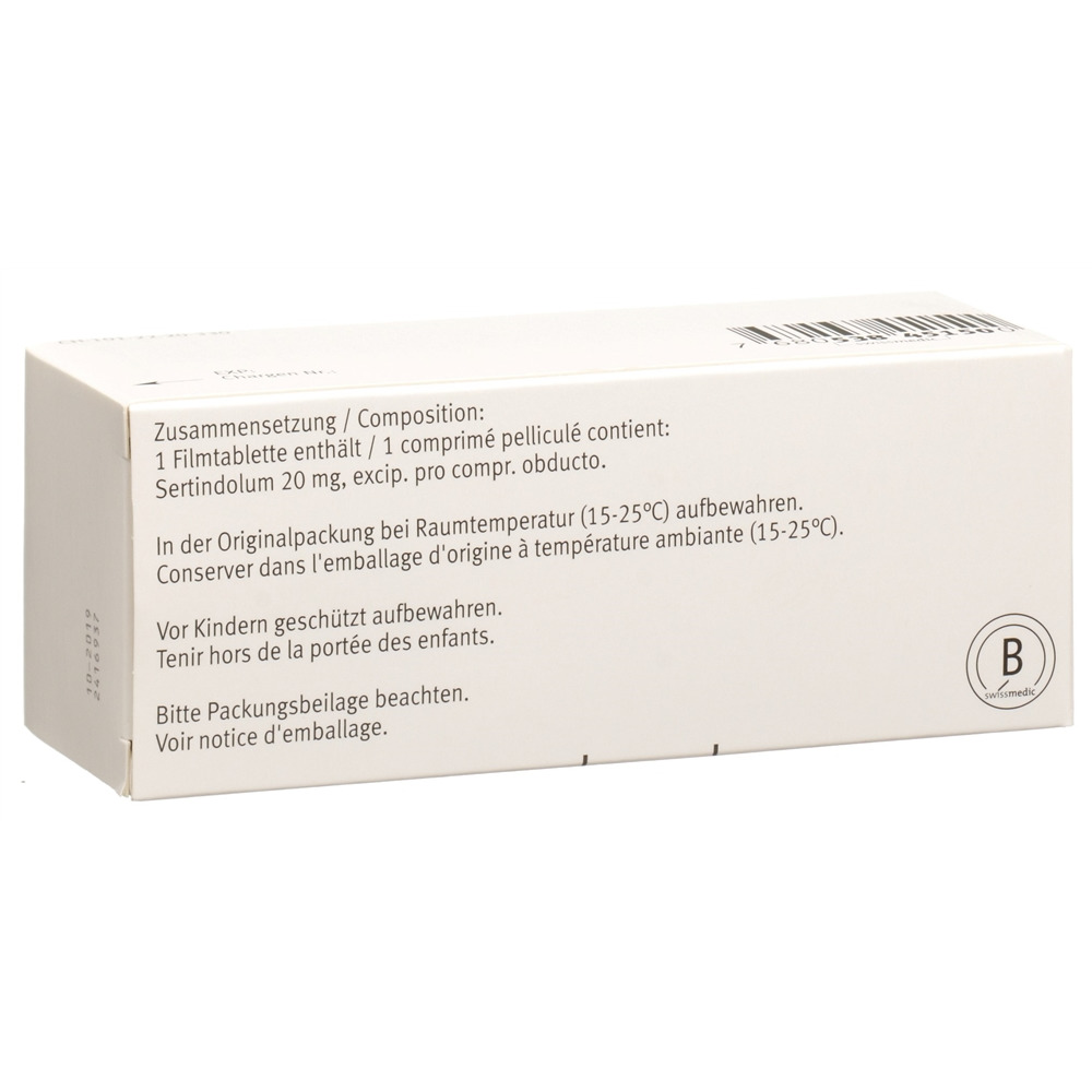 SERDOLECT cpr pellic 20 mg 98 pce