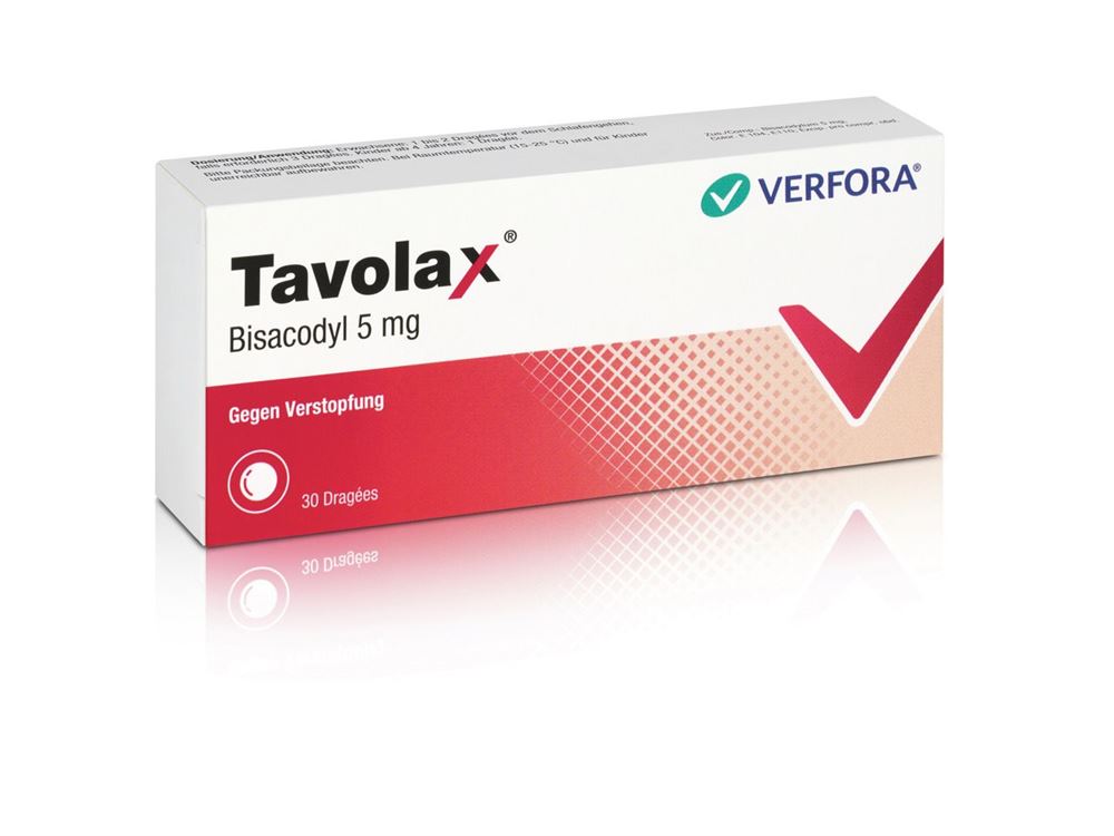 TAVOLAX drag 5 mg 30 pce